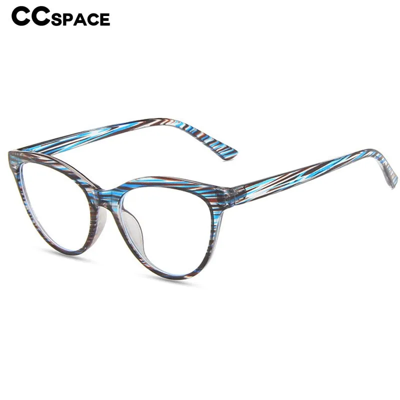 CCspace Women's Full Rim Cat Eye Acetate Eyeglasses 54547