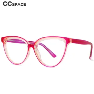 CCspace Women's Full Rim Cat Eye Tr 90 Titanium Eyeglasses 56384