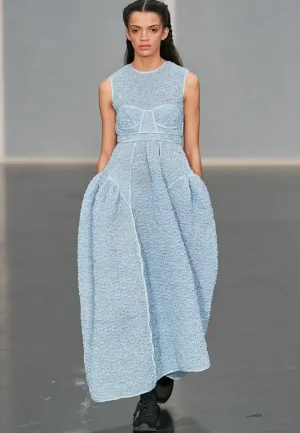 Cecilie Bahnsen fall'20 'lia' dress, blue, 12