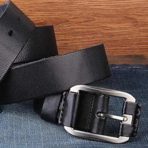 Ceinture Casual en cuir pour homme, modèle Levan