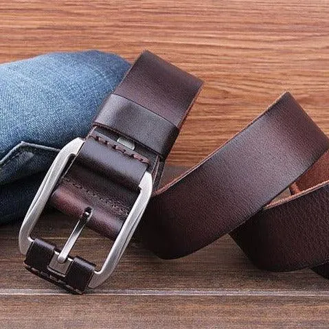 Ceinture Casual en cuir pour homme, modèle Levan