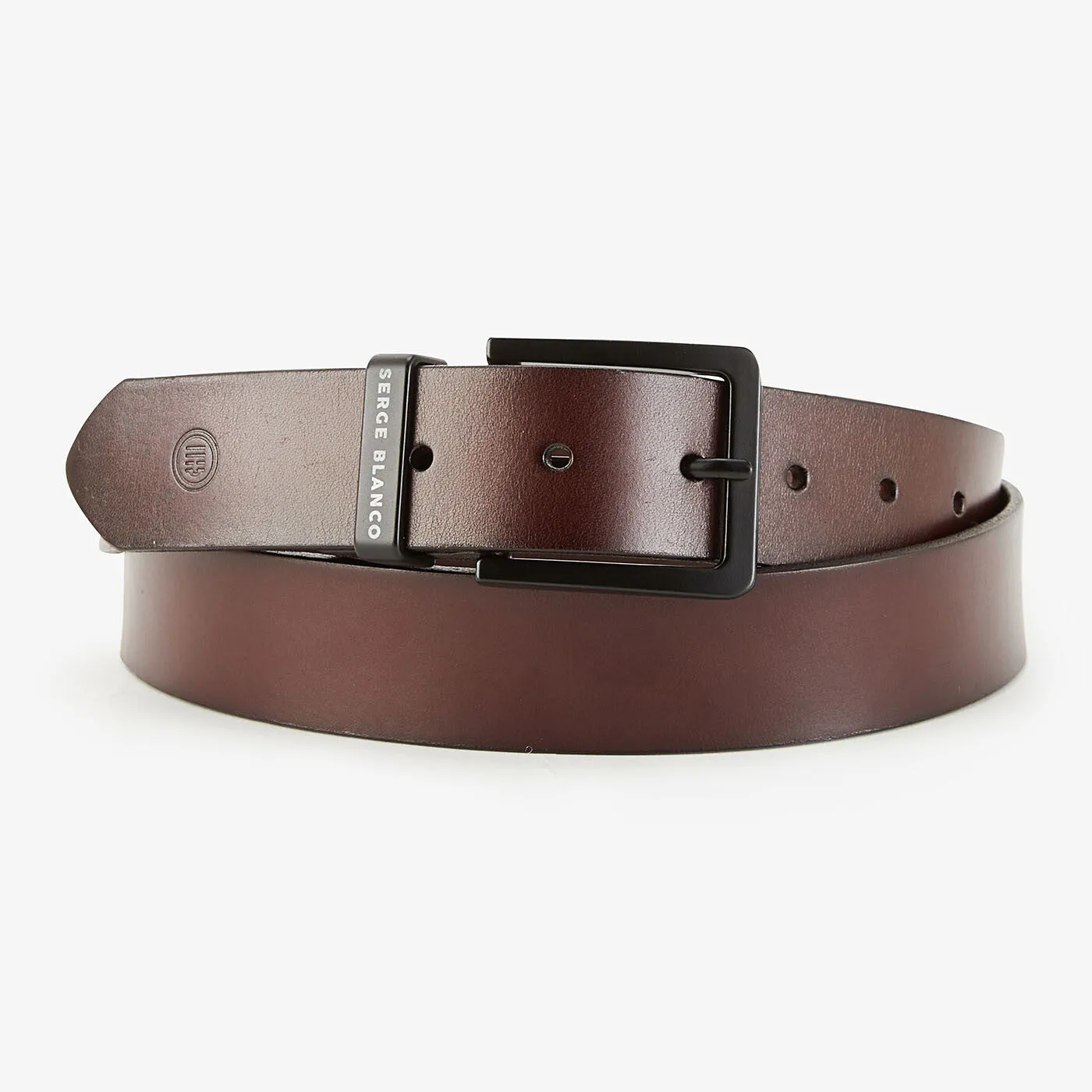 Ceinture en cuir marron