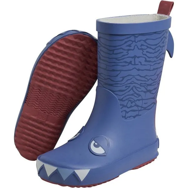 CeLaVi Rain Boots Shark Federal Blue