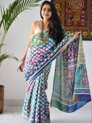 Celebrate Holi in Style with Our Vibrant Digital Print Dola Silk Sarees