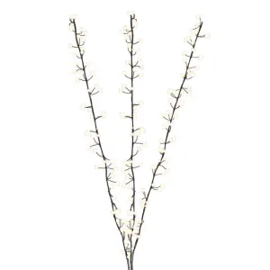 Celebrations LED Pure White Lighted Branches 38 in. Yard Decor