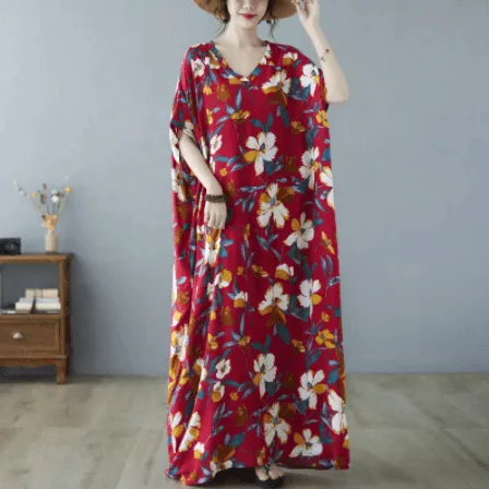 Celeste Floral Kaftan Dress