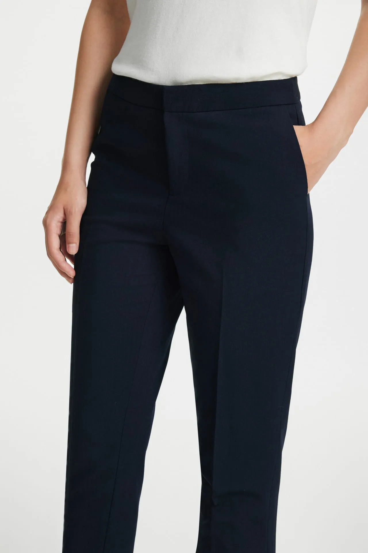 Celeste Soft Touch Stretchable Herringbone Suit Pants