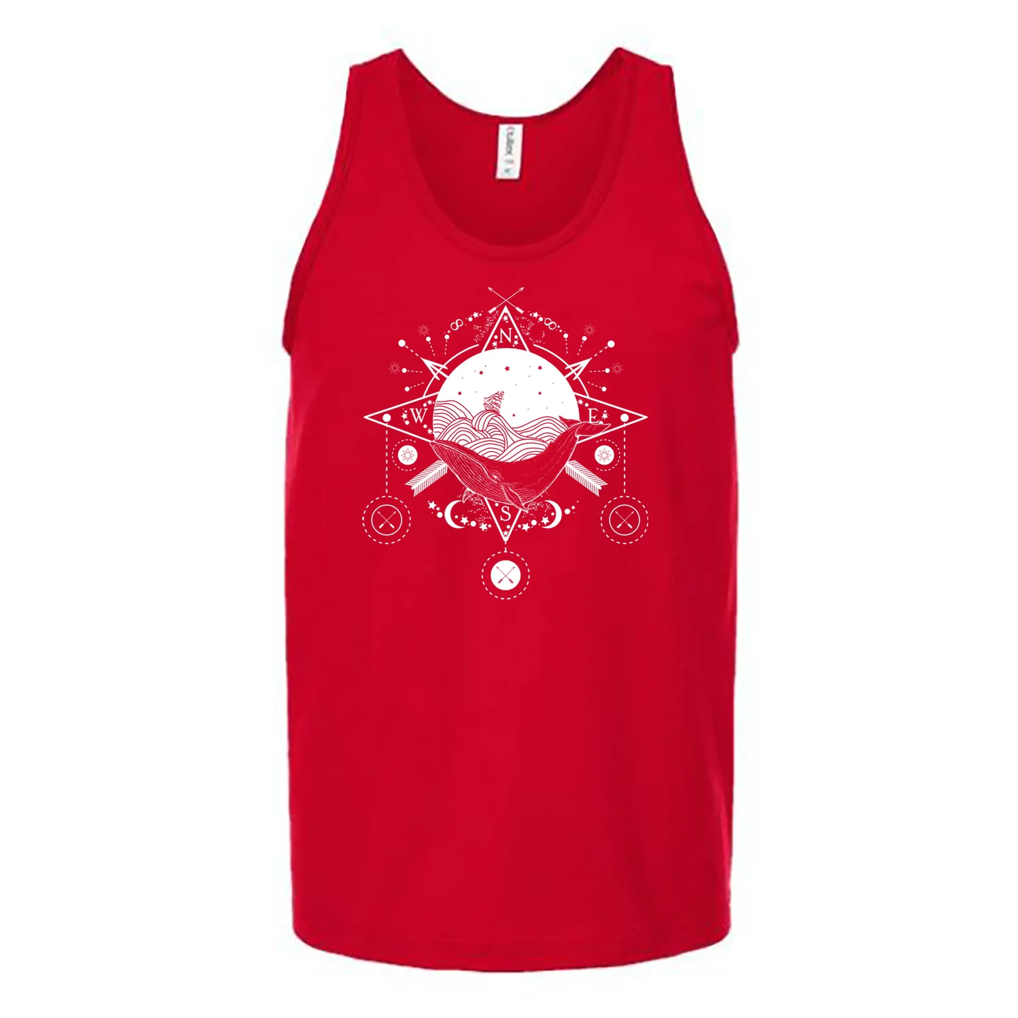 Celestial Ocean Compass Unisex Tank Top