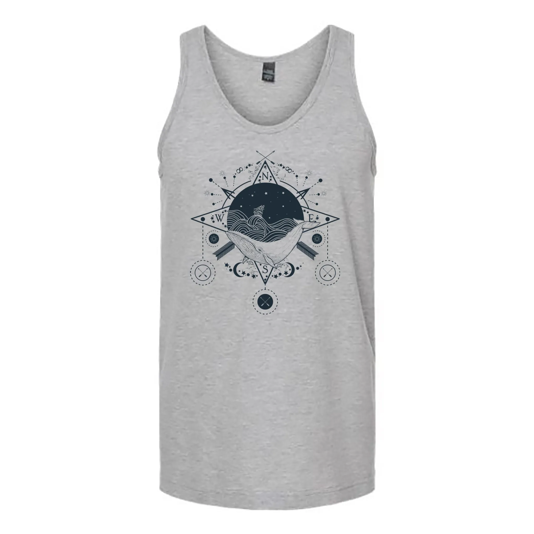 Celestial Ocean Compass Unisex Tank Top