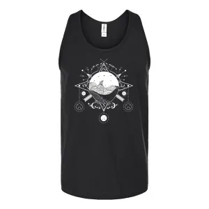 Celestial Ocean Compass Unisex Tank Top