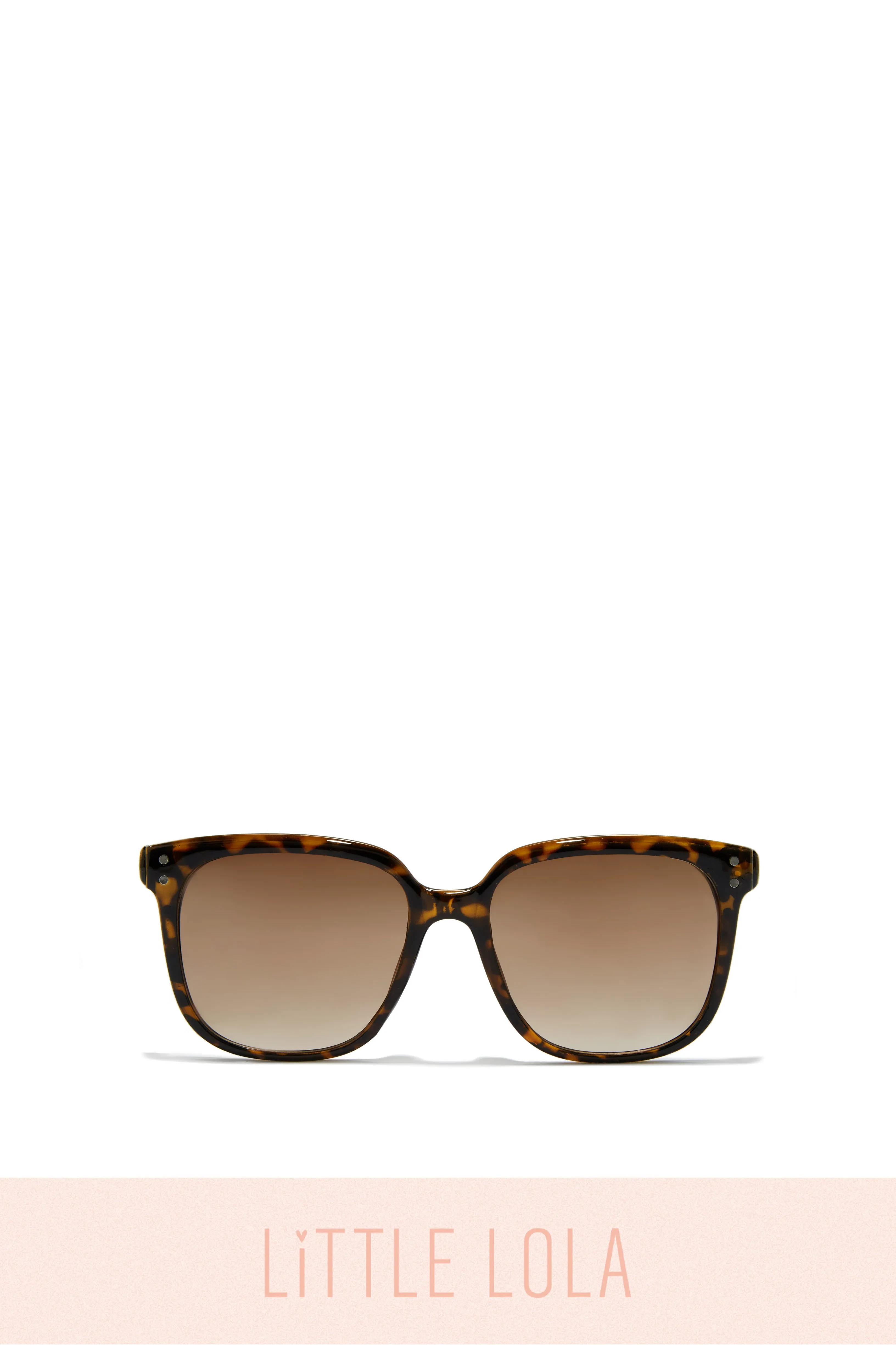 Celina Kids Oversized Sunglasses - Clear/Nude