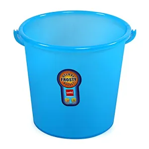 Cello Plastic Frosty Bucket Delux , Blue , 20 Litre