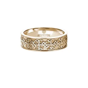 Celtic Band Ring in Gold