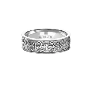 Celtic Band Ring in Silver