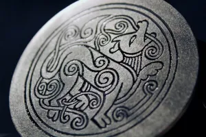 Celtic Dog Belt Buckle