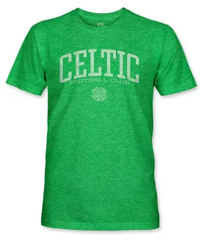 Celtic FC Athletic Wordmark Vintage Triblend T-Shirt - Green