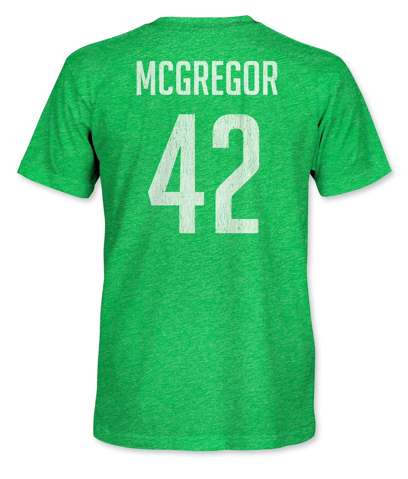 Celtic FC Callum McGregor Vintage Triblend T-Shirt - Green