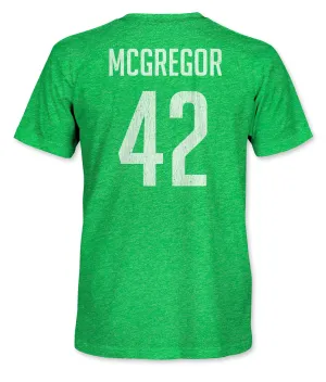 Celtic FC Callum McGregor Vintage Triblend T-Shirt - Green