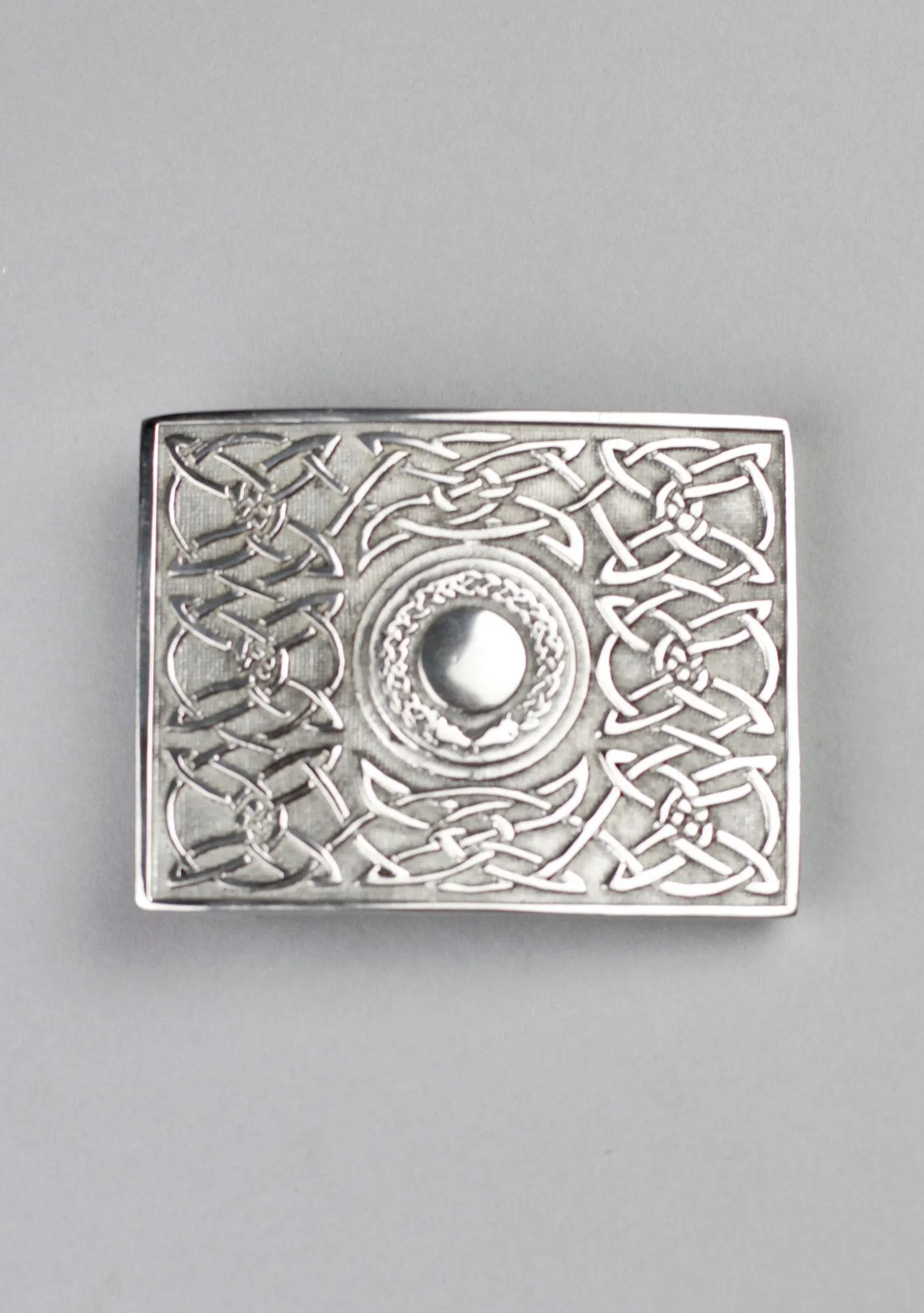 Celtic Knot Design Pewter Belt Buckle