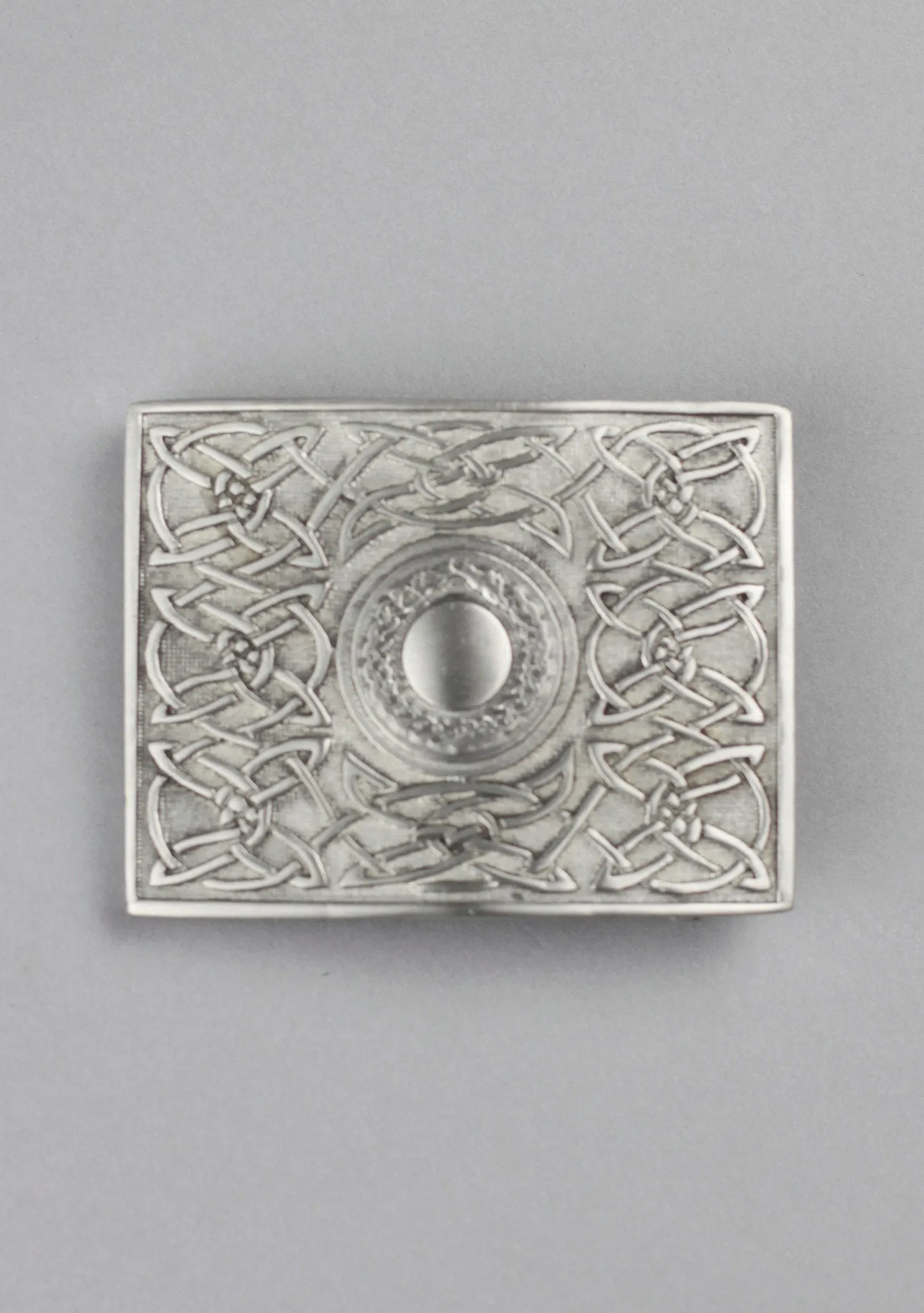 Celtic Knot Design Pewter Belt Buckle