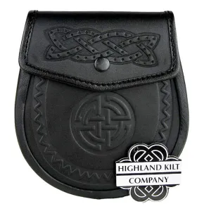 Celtic Knot Sporran, Entry Level Sporran for Kilts, Highland Wear