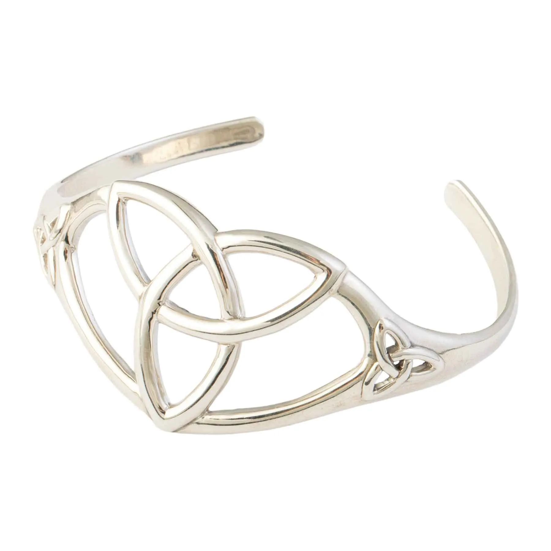 Celtic Triquetra Knot Silver Bracelet