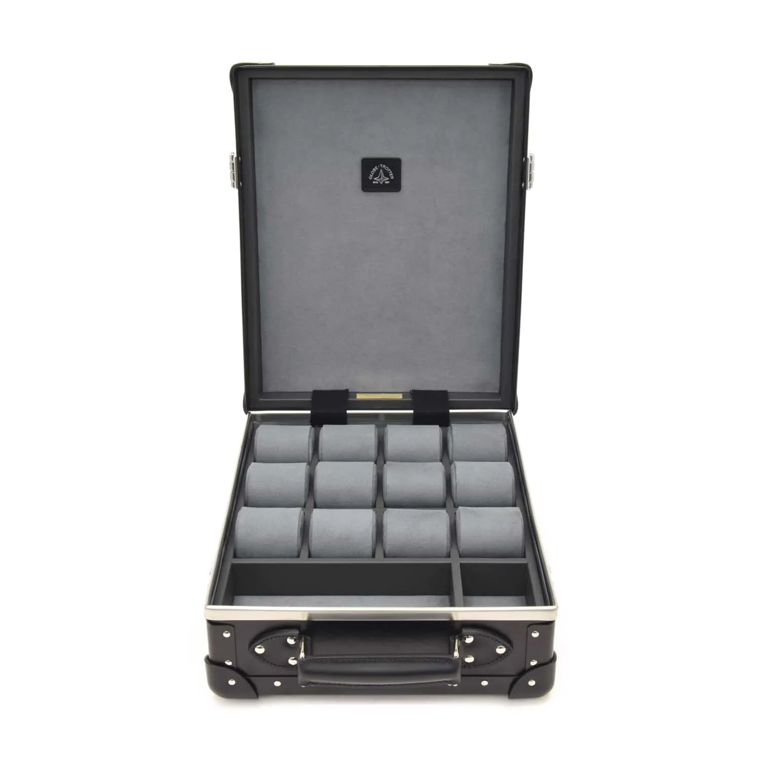 Centenary · 12-Slot Watch Case | Black/Black