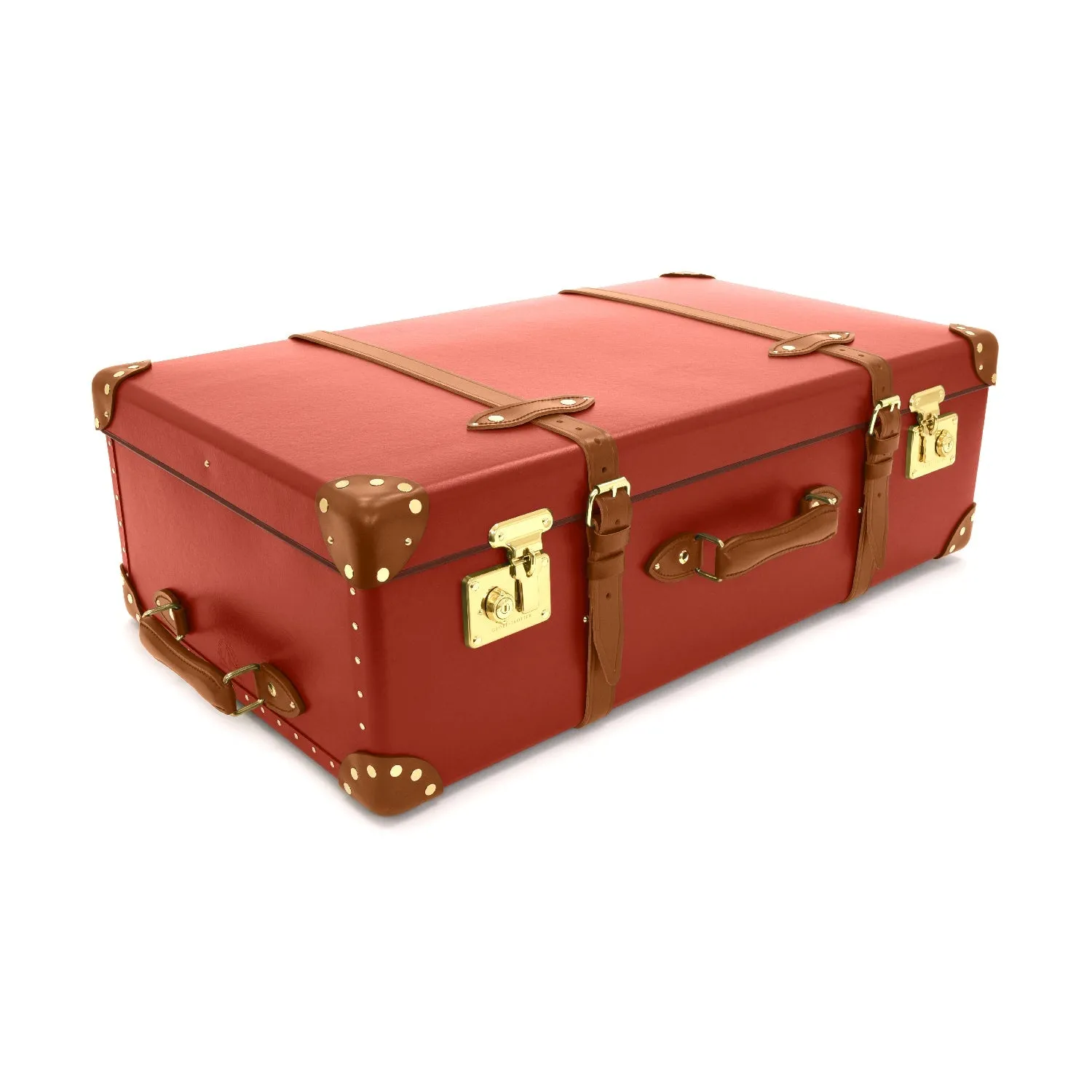 Centenary · XL Suitcase | Red/Caramel