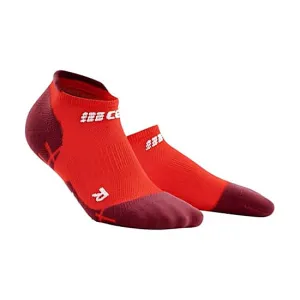 CEP | Ultralight Compression Socks No Show | Men's | Lava/Dark Red