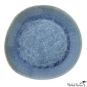 Ceramic Dinner Plate Jazzy Atlantic Glaze