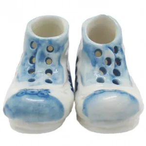 Ceramic Miniatures Delft Blue Pair of Boots