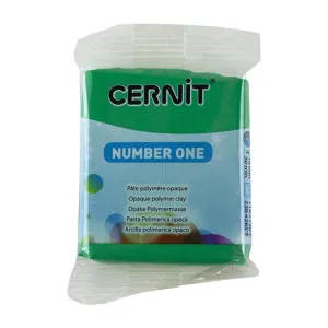 Cernit Number One Polymer Clay - Green 2oz (56g) block