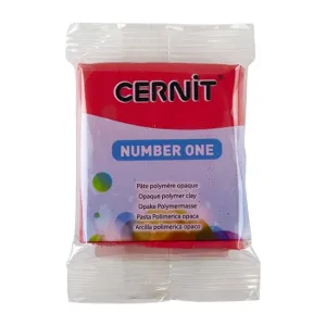 Cernit Number One Polymer Clay - Red 2oz (56g) block