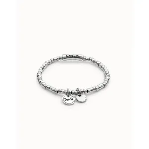 Certificated Luck Silver Metal Bracelet