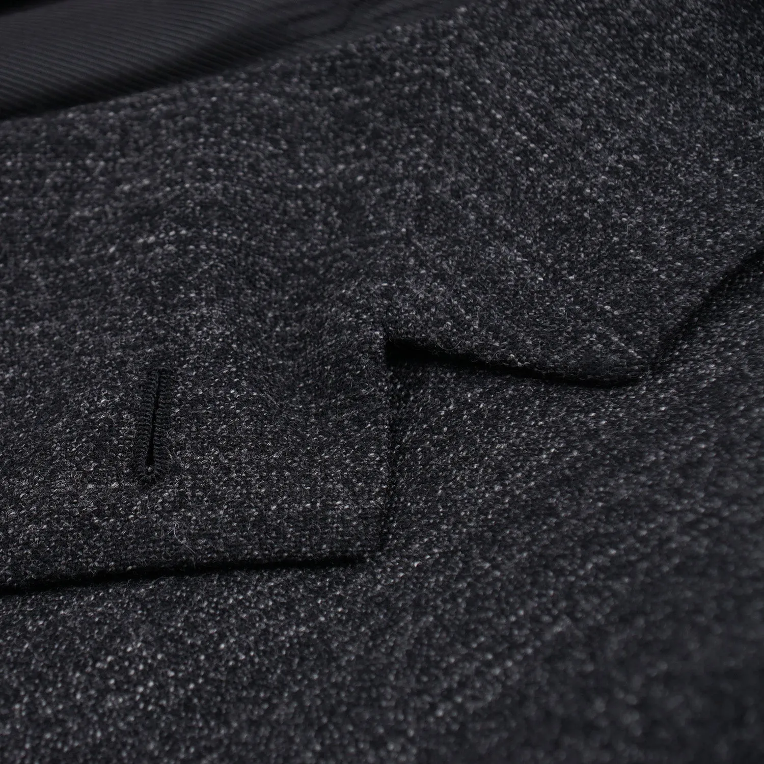 Cesare Attolini Charcoal Gray Stripe Wool Suit