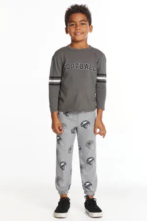 CHA Grey Football Helmets Sweatpants