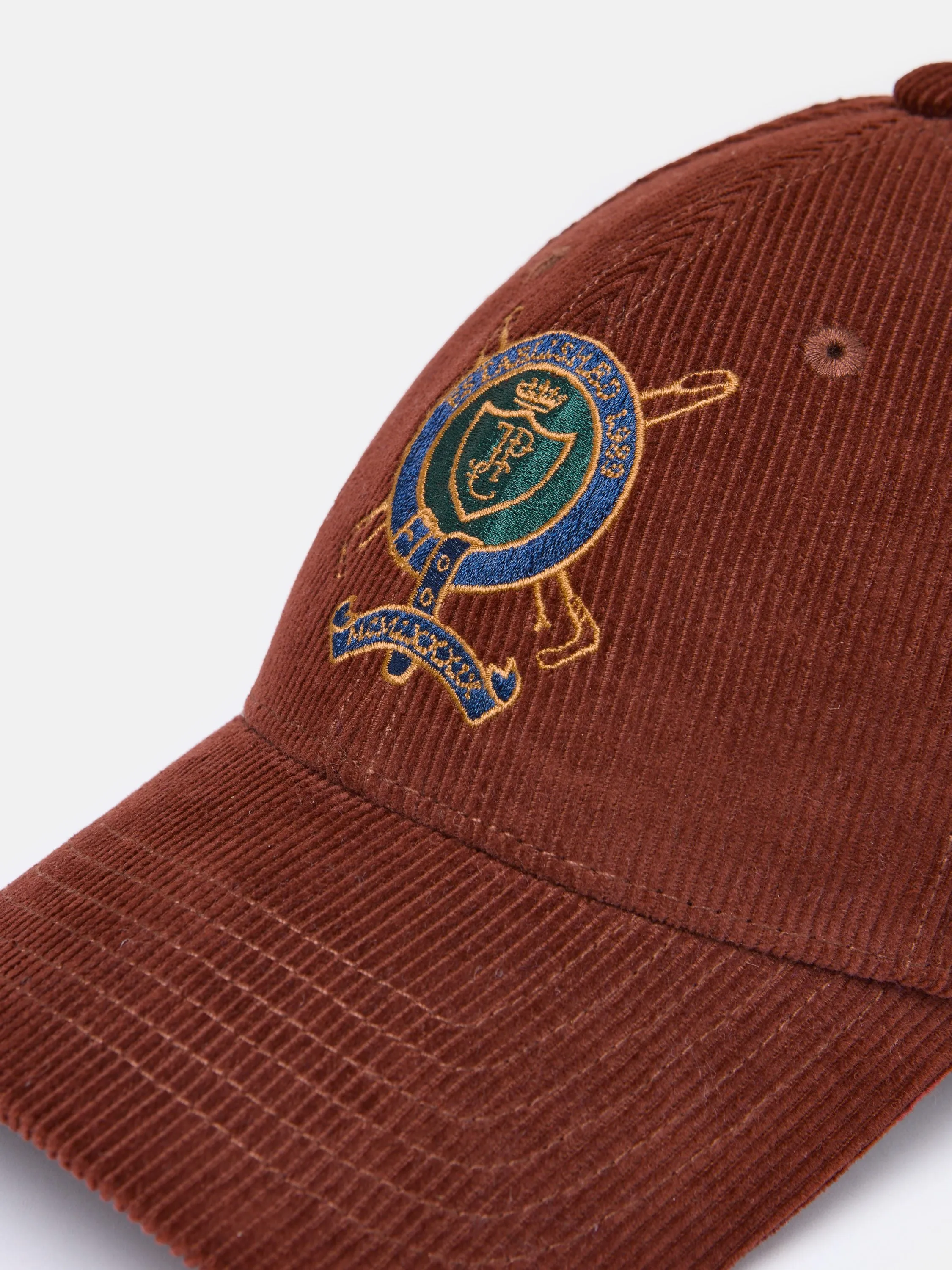 Chadwick Rust Brown Corduroy Cap