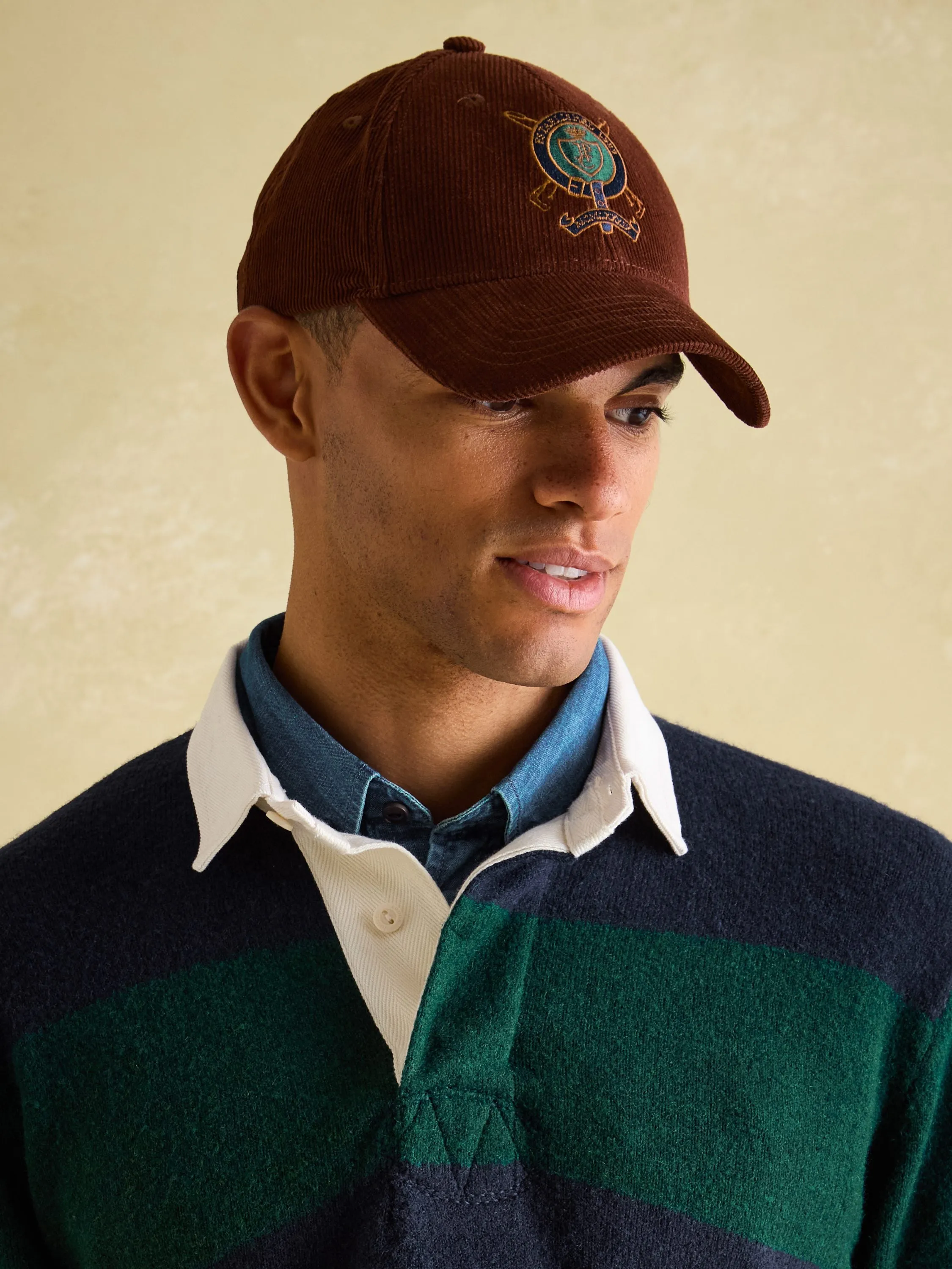 Chadwick Rust Brown Corduroy Cap