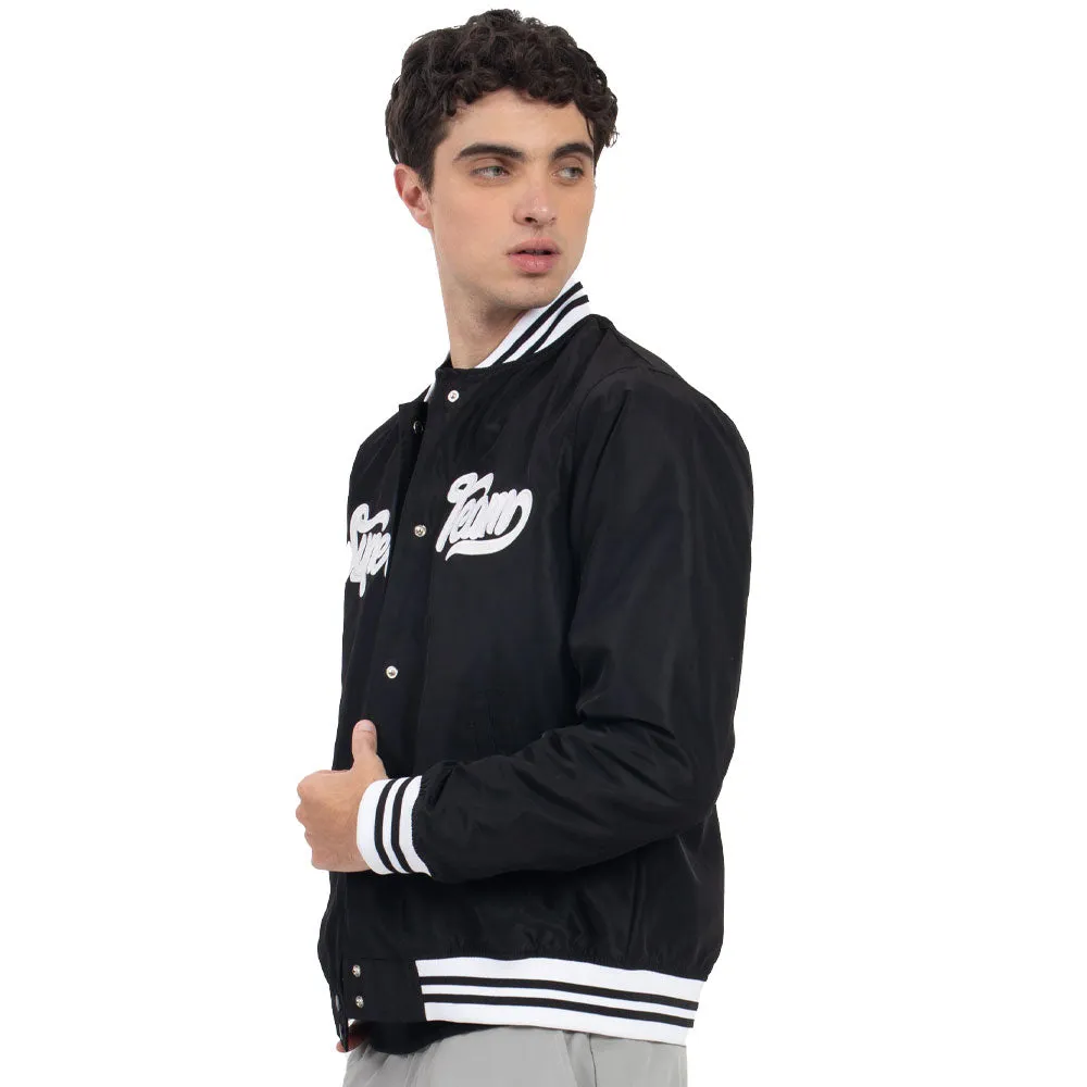 CHAMARRA PARA HOMBRE NYLON BOMBER WITH EMBROIDERY FOREVER 21