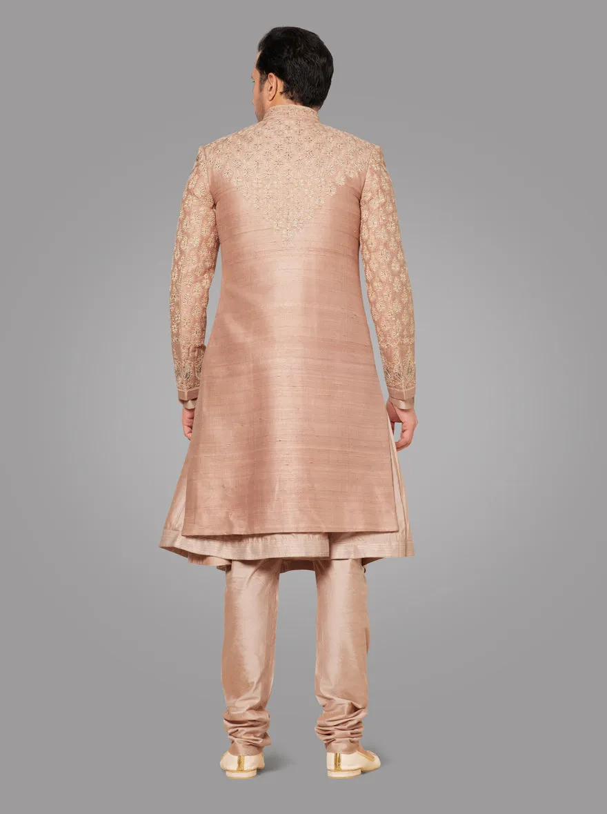 Champagne Beige Sherwani | TULA