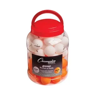 Champion Sports 1 Star Bucket/60 Table Tennis Balls