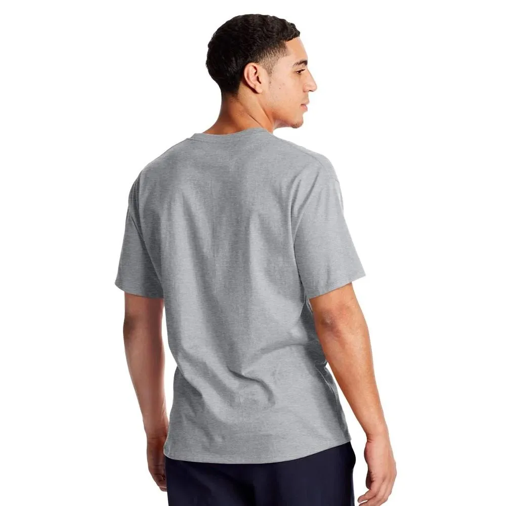 Champion T-Shirt Masculino Adult_Men_Short_Slv_Jsy_T Oxford_Gray