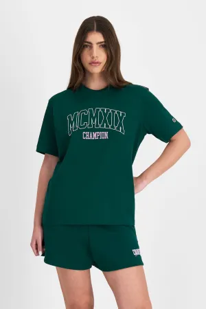 CHAMPION WOMEN'S ROCHESTER GREEN TEE