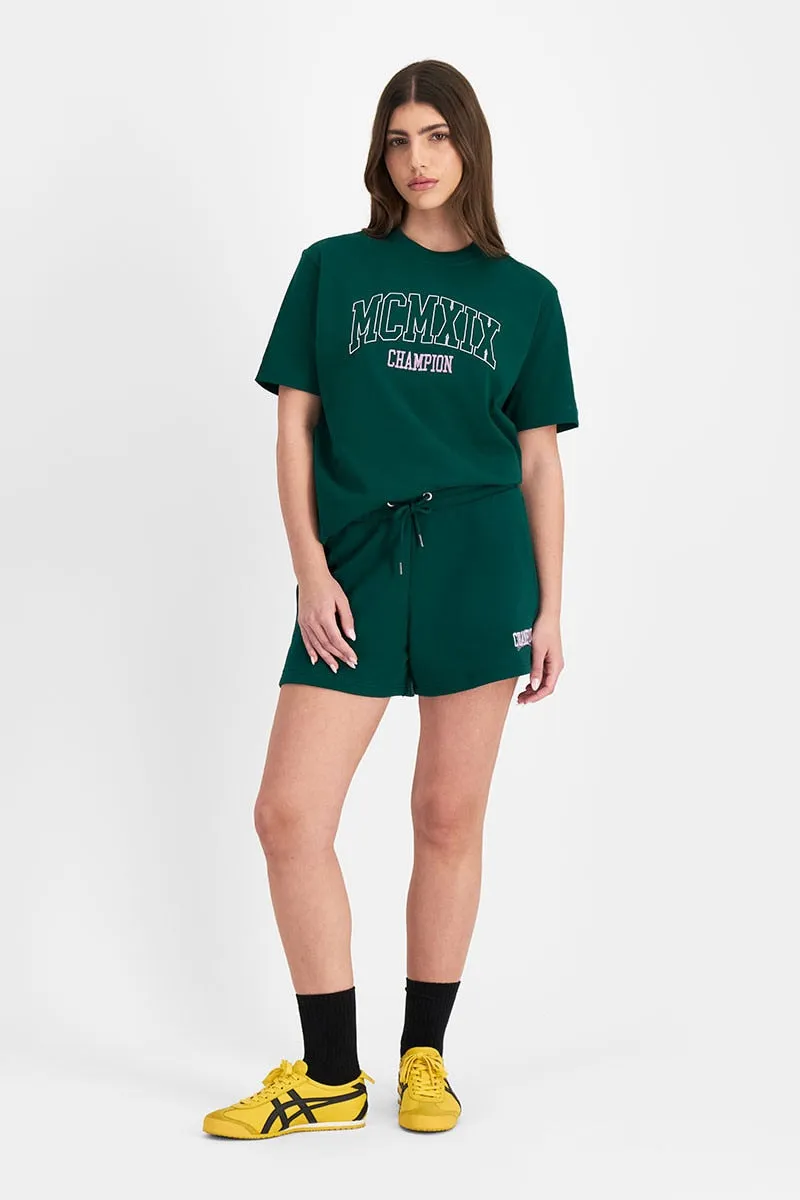 CHAMPION WOMEN'S ROCHESTER GREEN TEE