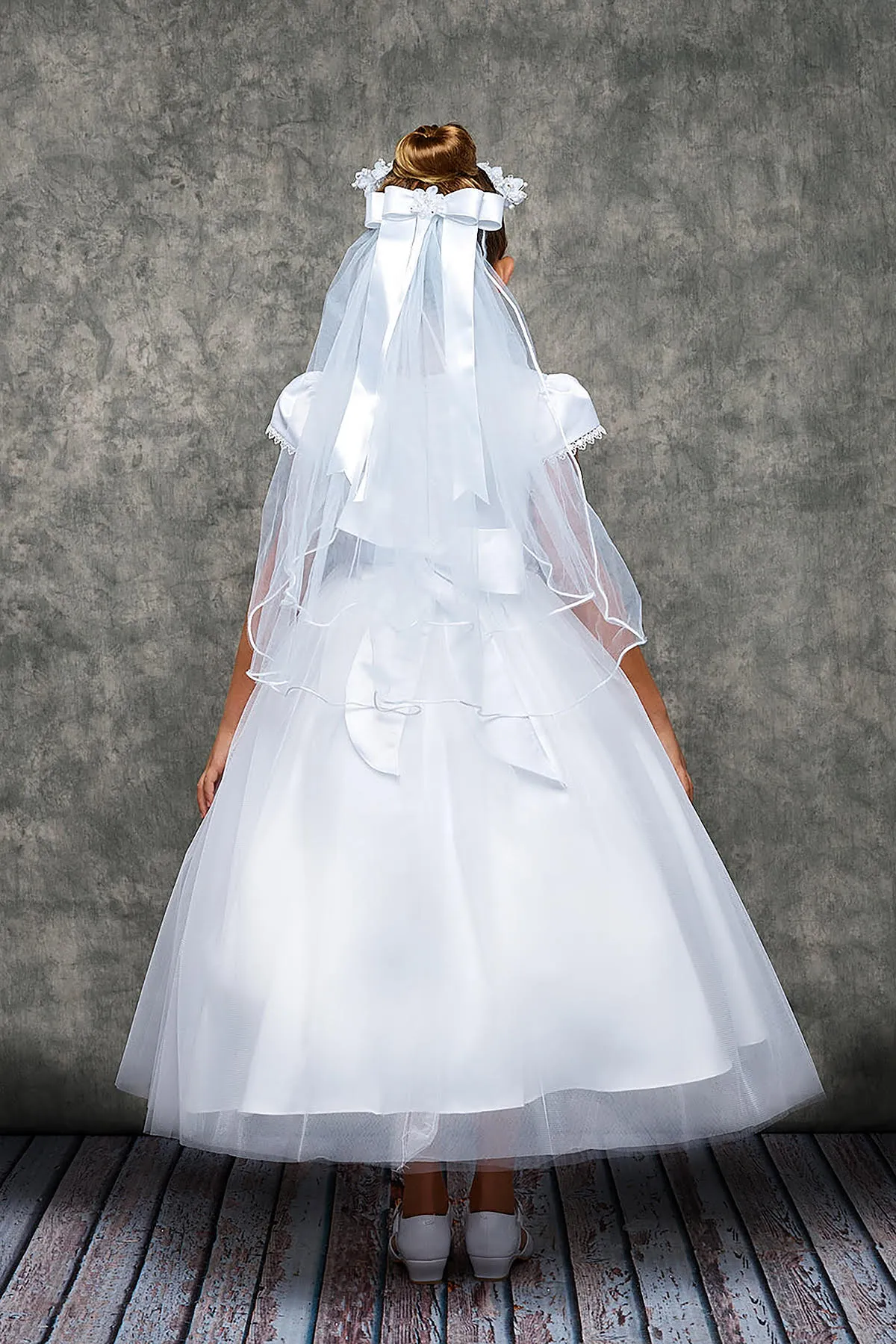 CHANDELIER TRIM COMMUNION DRESS