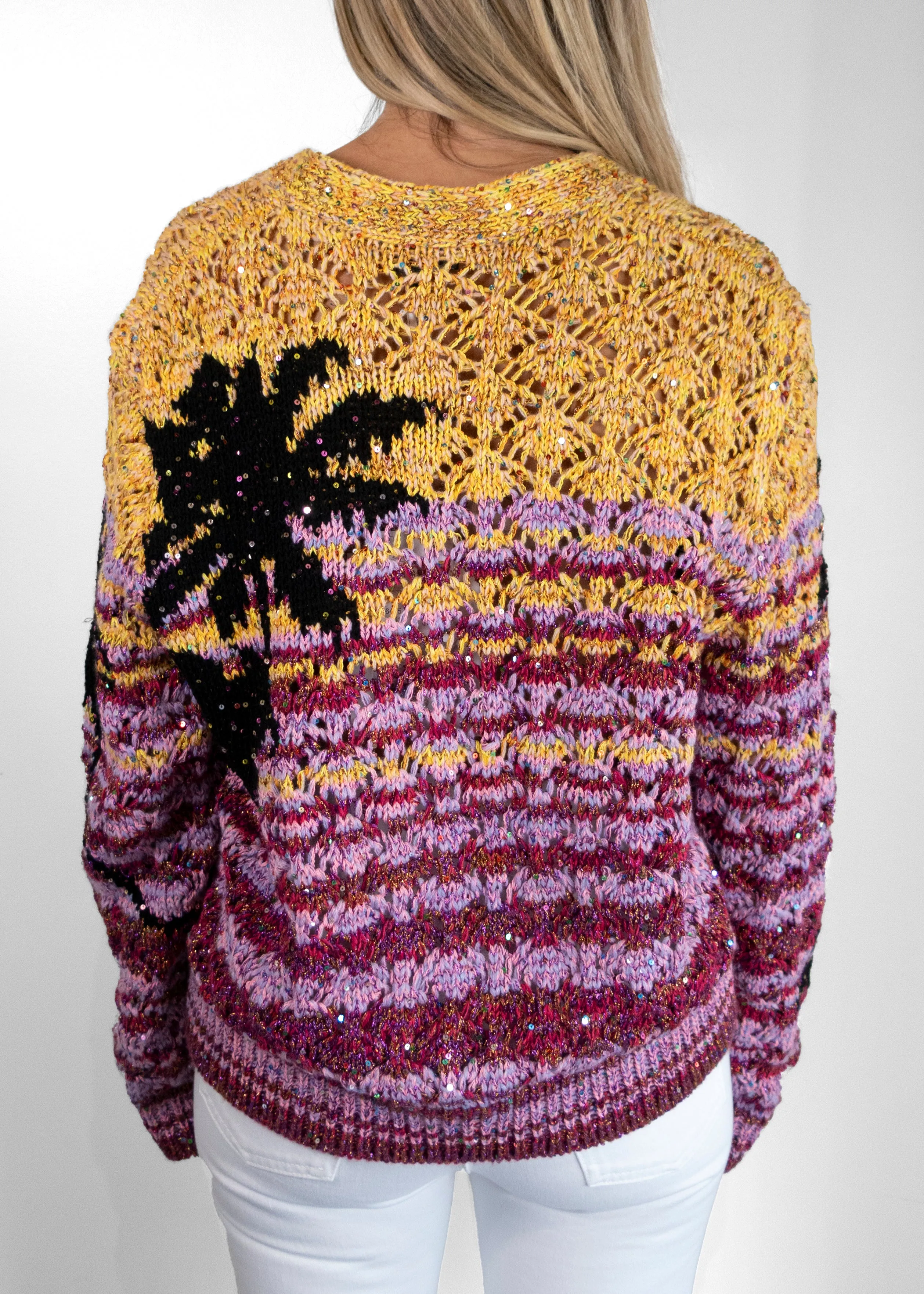 Chanel 24 Palm Tree Cardigan