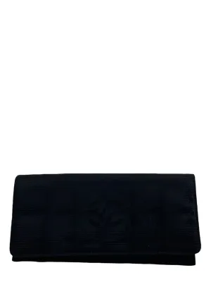 Chanel Black Canvas CC Wallet