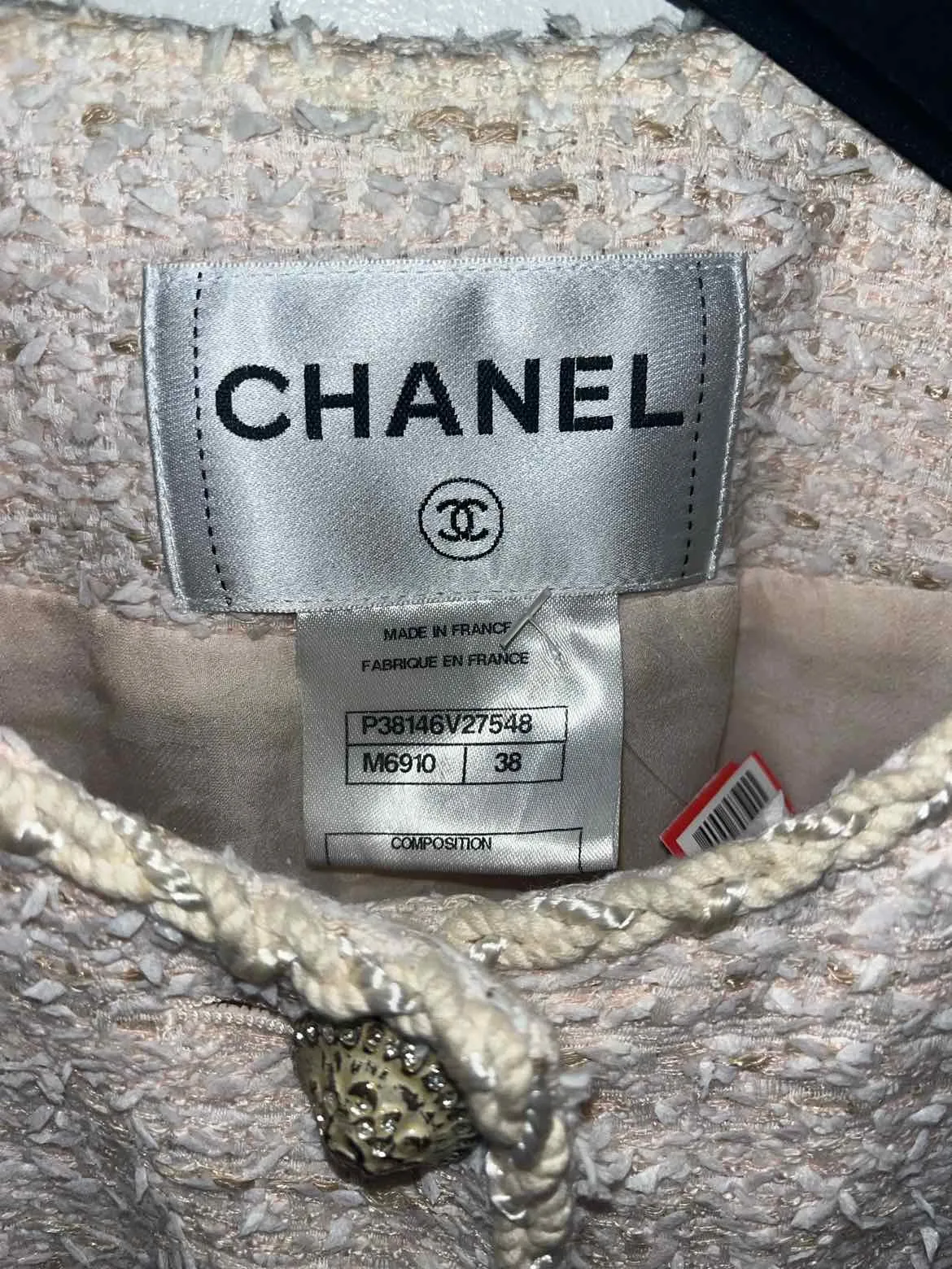 Chanel Cream Size 38 2 PC Dress