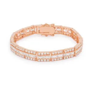 Chante Radiant Rose Gold Tennis Bracelet – 7.25in | 32ct