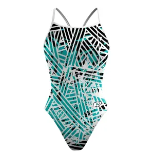 Chaos Skinny Strap Swimsuit